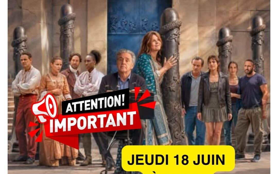 📢 Information : La séance du jeudi 18 juin de “L’Objet du délit” est décalée à 21h15.
